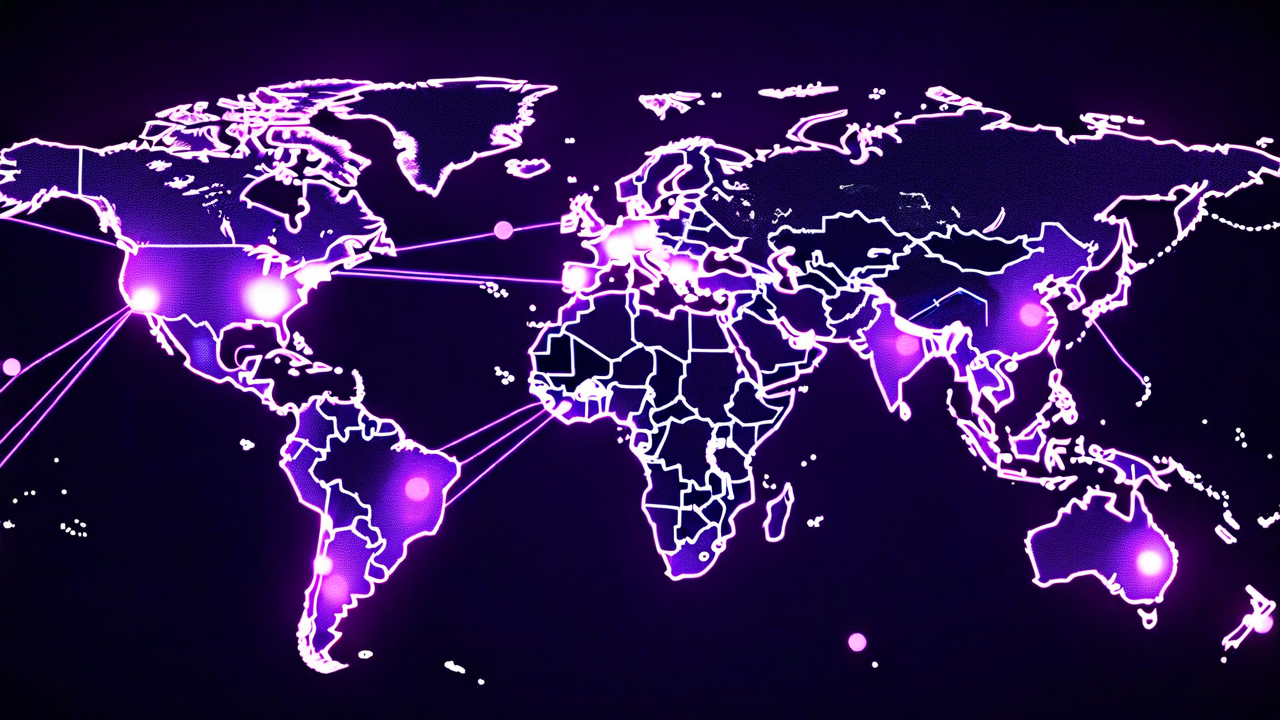 Global Server Network Map